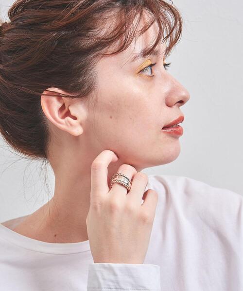 PHILIPPE AUDIBERT（フィリップ オーディベール）の「【別注】＜PHILIPPE AUDIBERT（フィリップオーディベール）＞WEAVY リング（リング・レディース・シルバー・FREE）」の9枚目の写真