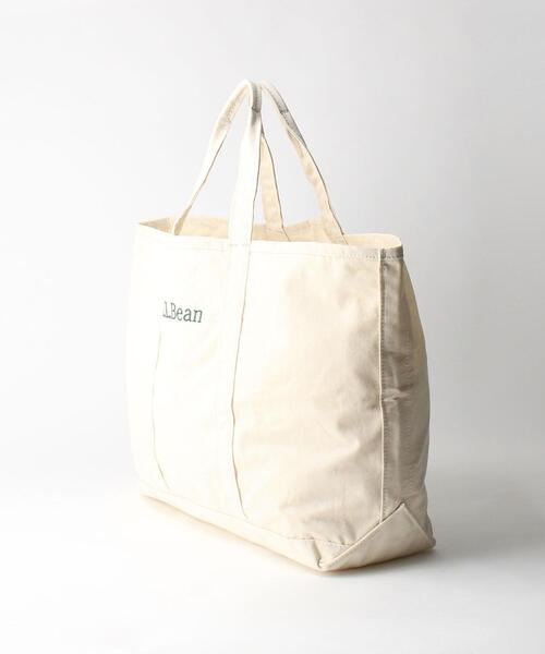L.L.Bean（エルエルビーン）の「＜L.L.Bean（エルエルビーン）＞ TOTE BAG/バッグ □□（トートバッグ・メンズ・オフホワイト/ダークグレー/ブラック・FREE）」の4枚目の写真