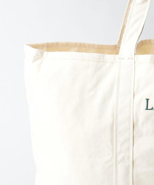 L.L.Bean（エルエルビーン）の「＜L.L.Bean（エルエルビーン）＞ TOTE BAG/バッグ □□（トートバッグ・メンズ・オフホワイト/ダークグレー/ブラック・FREE）」の7枚目の写真