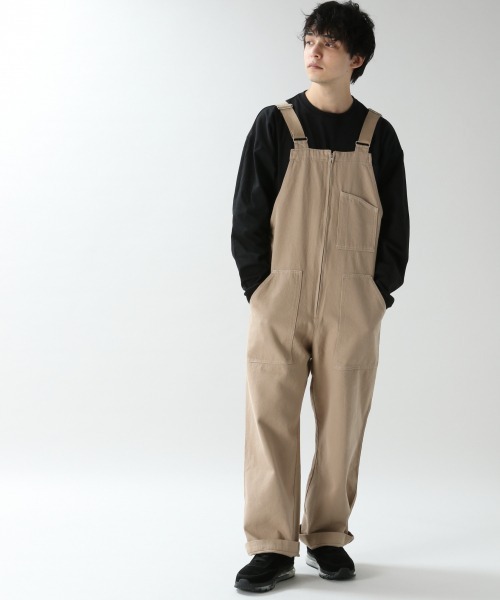 RAGEBLUE（レイジブルー）の「カツラギコットンツイル/オーバーオール/926192（サロペット/オーバーオール・メンズ・ブラック/ベージュ/オフホワイト/ライトブルー/ネイビー/ブラック系その他・FREE）」の4枚目の写真