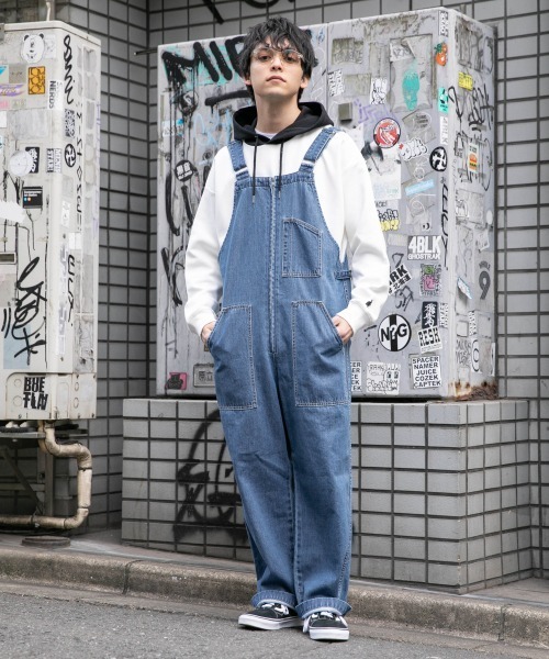 RAGEBLUE（レイジブルー）の「カツラギコットンツイル/オーバーオール/926192（サロペット/オーバーオール・メンズ・ブラック/ベージュ/オフホワイト/ライトブルー/ネイビー/ブラック系その他・FREE）」の11枚目の写真