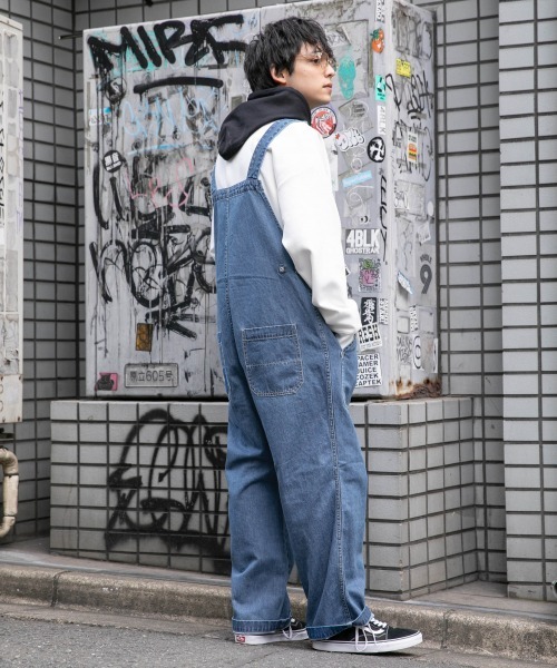 RAGEBLUE（レイジブルー）の「カツラギコットンツイル/オーバーオール