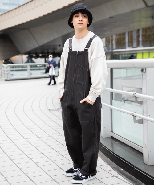 RAGEBLUE（レイジブルー）の「カツラギコットンツイル/オーバーオール/926192（サロペット/オーバーオール・メンズ・ブラック/ベージュ/オフホワイト/ライトブルー/ネイビー/ブラック系その他・FREE）」の20枚目の写真