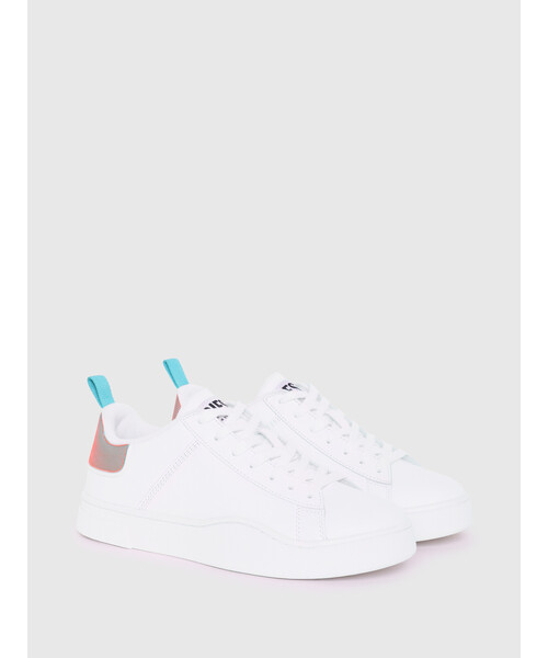 DIESEL（ディーゼル）の「レディース ダイアゴナルストライプ スニーカー（スニーカー・レディース・ホワイト/ホワイト系その他・35/36/37/39/38）」の7枚目の写真