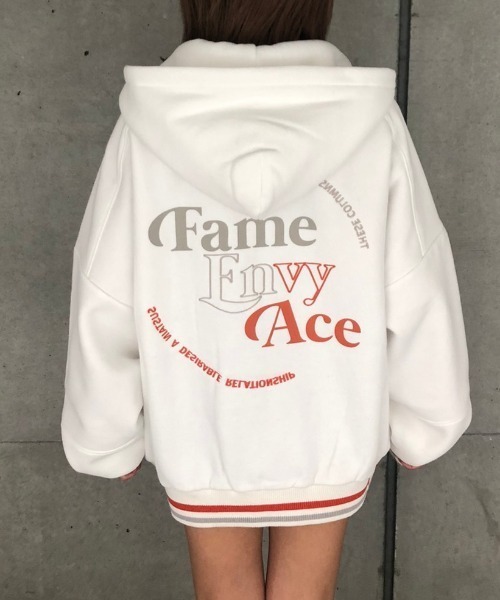 ENVYM(アンビー)の「サークルロゴルーズPK(パーカー・レディース・ホワイト/ブラック/グレー/グリーン・FREE)」の22枚目の写真