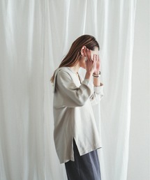 FIL DE FER | ブロックインレー セーラープルオーバー(Tシャツ/カットソー)