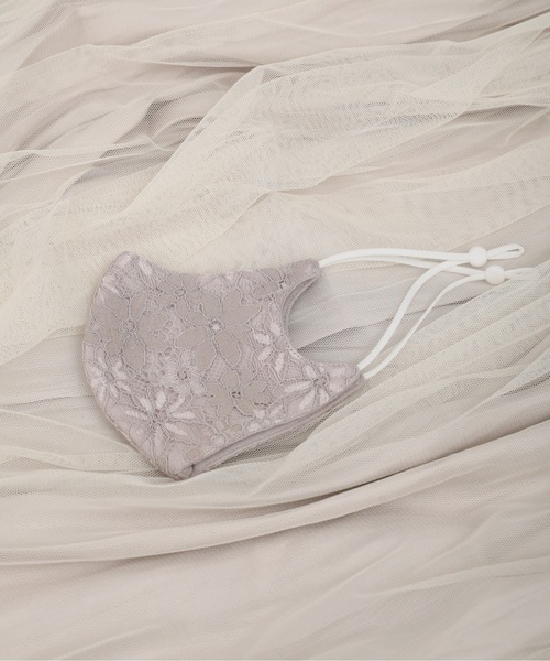 sakishimatokyo（サキシマトーキョー）の「【ZOZO限定】サキシマamp「レースマスク＆TEATREEケアソリューションエッセンシャル マスク(2枚入り)」（その他・レディース・ピンク/グレイッシュベージュ・FREE）」の6枚目の写真