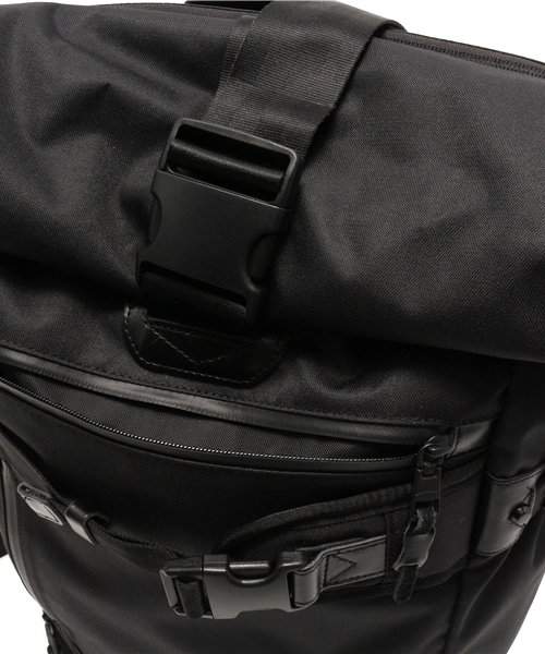AS2OV（アッソブ）の「【AS2OV】CORDURA DOBBY 305D ROLL BACK PACK（バックパック/リュック・メンズ・ブラック/カーキ・FREE）」の8枚目の写真