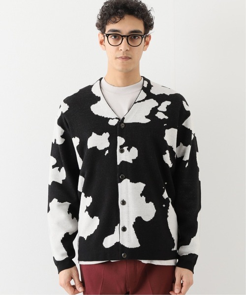 SUNNY  SPORTS（サニースポーツ）の「【SUNNY SPORTS/サニースポーツ】ジャガードカーディガン（カーディガン/ボレロ・メンズ・ブラック/ブラックミックス/ブラック系その他・MEDIUM/LARGE）」の7枚目の写真