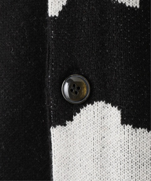 SUNNY  SPORTS（サニースポーツ）の「【SUNNY SPORTS/サニースポーツ】ジャガードカーディガン（カーディガン/ボレロ・メンズ・ブラック/ブラックミックス/ブラック系その他・MEDIUM/LARGE）」の5枚目の写真