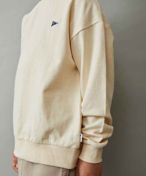 ＆yam（アンドヤム）の「ワッペンスウェット（スウェット・キッズ・グリーン/オレンジ/ブラック/ベージュ/ホワイト系その他/ブルー/ピンク/ホワイト・120-130cm/110-120cm/130-140cm/150-160cm/140-150cm）」の17枚目の写真