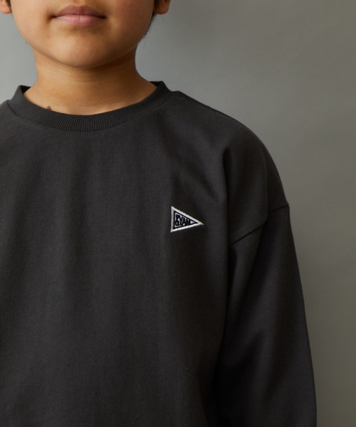 ＆yam（アンドヤム）の「ワッペンスウェット（スウェット・キッズ・グリーン/オレンジ/ブラック/ベージュ/ホワイト系その他/ブルー/ピンク/ホワイト・120-130cm/110-120cm/130-140cm/150-160cm/140-150cm）」の20枚目の写真