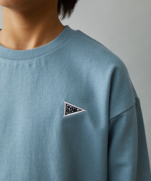 ＆yam（アンドヤム）の「ワッペンスウェット（スウェット・キッズ・グリーン/オレンジ/ブラック/ベージュ/ホワイト系その他/ブルー/ピンク/ホワイト・120-130cm/110-120cm/130-140cm/150-160cm/140-150cm）」の22枚目の写真