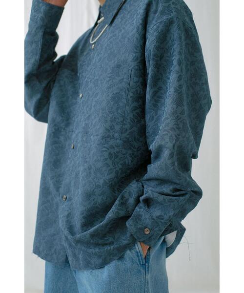 MONKEY TIME（モンキータイム）の「＜monkey time＞ PE JQD WIDE COLLAR SHIRT/シャツ（シャツ/ブラウス・メンズ・オフホワイト/コバルトブルー・SMALL/MEDIUM/LARGE/X-LARGE）」の15枚目の写真