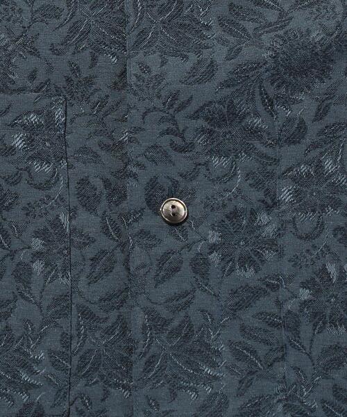 MONKEY TIME（モンキータイム）の「＜monkey time＞ PE JQD WIDE COLLAR SHIRT/シャツ（シャツ/ブラウス・メンズ・オフホワイト/コバルトブルー・SMALL/MEDIUM/LARGE/X-LARGE）」の5枚目の写真