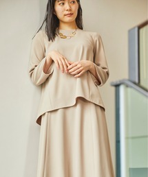 KASHIYAMA（カシヤマ）の「オックス 2wayストレッチ Aラインブラウス（シャツ/ブラウス・レディース）」