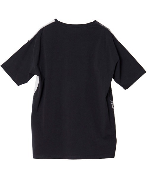 NO ID.(ノーアイディ)の「mt7148- SightプリントT Tシャツ(Tシャツ/カットソー・メンズ・ホワイト/ブラック/グレー・ONE SIZE)」の4枚目の写真