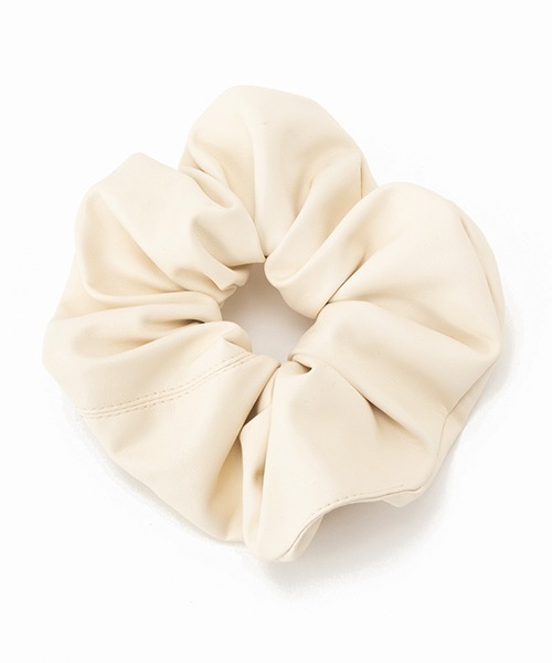 レザーシュシュ リボン ハング レザー タッチ ビッグ シュシュ – GOLDY Onlinestore