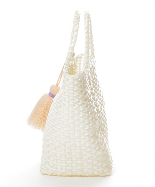 niko and...（ニコアンド）の「オリジナルメタリックメッシュトートバッグ（トートバッグ・レディース・ホワイト/グレー/キャメル/ピンク/ブラウン/オフホワイト・0）」の15枚目の写真