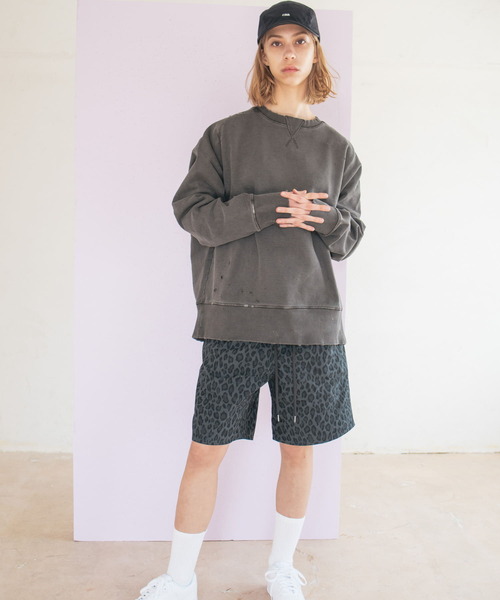 URBAN RESEARCH（アーバンリサーチ）の「GOODBETTERBEST　ダメージスウェット（スウェット・メンズ・ブラック/グレー・1/2）」の10枚目の写真