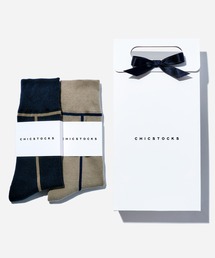 CHICSTOCKS（シックストックス）の「ソックス 2足ギフトバッグセット（ソックス/靴下）」