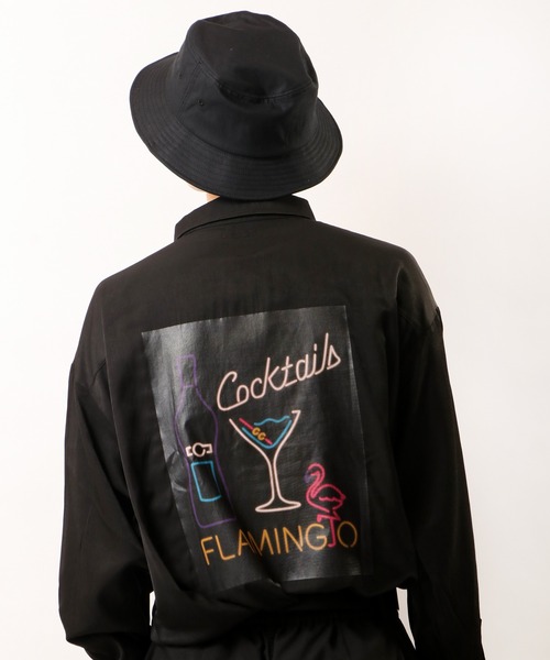 PLAYBOY(プレイボーイ)の「PLAYBOY 刺繍 バケットハット(ハット・メンズ・ホワイト/ブラック・FREE)」の6枚目の写真