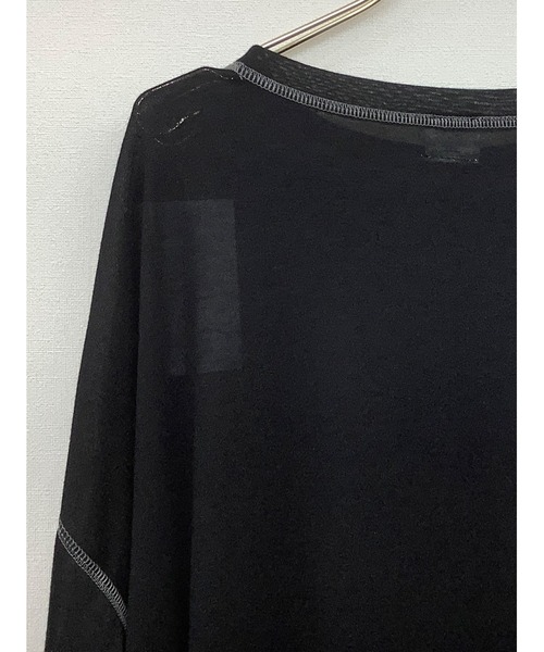 ulu（ウル）の「original Shear loose slit dress（Tシャツ/カットソー・レディース・ブラック/グレイッシュベージュ・FREE）」の20枚目の写真