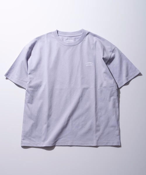 OUTDOOR PRODUCTS（アウトドアプロダクツ）の「【OUTDOOR PRODUCTS】同色ワンポイントブランドロゴ入りＴシャツ　防蚊加工（Tシャツ/カットソー・レディース・ブルー/ブラック/カーキ/ホワイト/パープル・FREE）」の5枚目の写真