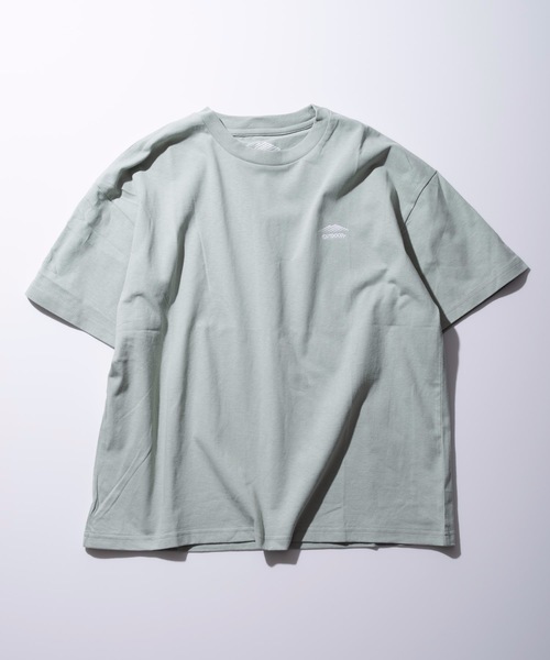 OUTDOOR PRODUCTS（アウトドアプロダクツ）の「【OUTDOOR PRODUCTS】同色ワンポイントブランドロゴ入りＴシャツ　防蚊加工（Tシャツ/カットソー・レディース・ブルー/ブラック/カーキ/ホワイト/パープル・FREE）」の4枚目の写真