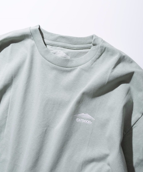 OUTDOOR PRODUCTS（アウトドアプロダクツ）の「【OUTDOOR PRODUCTS】同色ワンポイントブランドロゴ入りＴシャツ　防蚊加工（Tシャツ/カットソー・レディース・ブルー/ブラック/カーキ/ホワイト/パープル・FREE）」の17枚目の写真