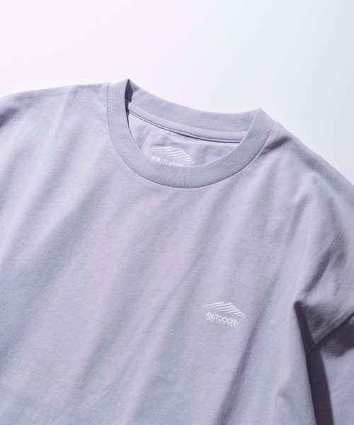 OUTDOOR PRODUCTS（アウトドアプロダクツ）の「【OUTDOOR PRODUCTS】同色ワンポイントブランドロゴ入りＴシャツ　防蚊加工（Tシャツ/カットソー・レディース・ブルー/ブラック/カーキ/ホワイト/パープル・FREE）」の15枚目の写真