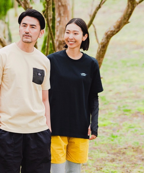 OUTDOOR PRODUCTS（アウトドアプロダクツ）の「【OUTDOOR PRODUCTS】同色ワンポイントブランドロゴ入りＴシャツ　防蚊加工（Tシャツ/カットソー・レディース・ブルー/ブラック/カーキ/ホワイト/パープル・FREE）」の11枚目の写真