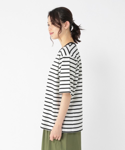 studio CLIP（スタディオクリップ）の「【キナリノ掲載商品】USAコットンアソートＴシャツ[プラスサイズあり]（Tシャツ/カットソー・レディース・その他1/その他2/ライトグリーン/その他3/オフホワイト/その他4/その他5/スモーク/ピンク/ライトベージュ・LARGE/MEDIUM/XX-LARGE）」の21枚目の写真