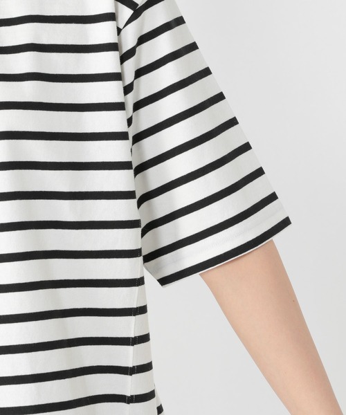 studio CLIP（スタディオクリップ）の「【キナリノ掲載商品】USAコットンアソートＴシャツ[プラスサイズあり]（Tシャツ/カットソー・レディース・その他1/その他2/ライトグリーン/その他3/オフホワイト/その他4/その他5/スモーク/ピンク/ライトベージュ・LARGE/MEDIUM/XX-LARGE）」の12枚目の写真