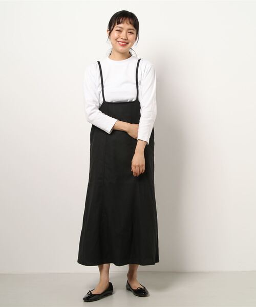 ehka sopo(エヘカソポ)の「サス付マーメイドスカート(スカート・レディース・ベージュ/グリーン/チャコール・フリ-)」の7枚目の写真