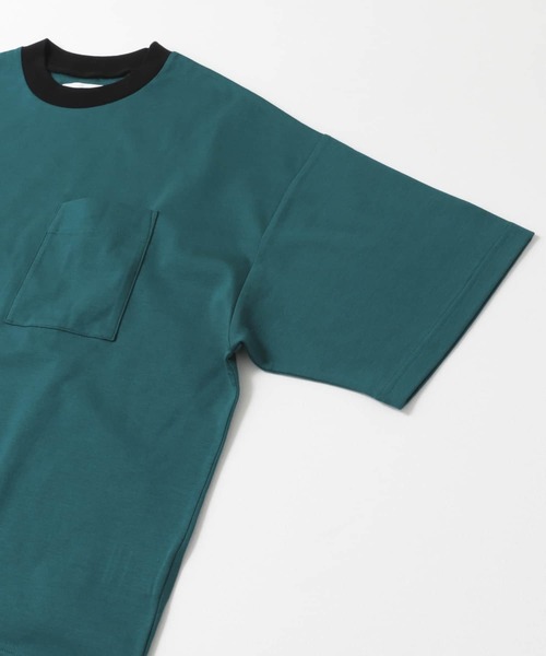 URBAN RESEARCH(アーバンリサーチ)の「URBAN RESEARCH iD レイヤードシルケットポンチTシャツ(Tシャツ/カットソー・メンズ・ベージュ/グリーン系その他/ブラック・LARGE/MEDIUM)」の20枚目の写真