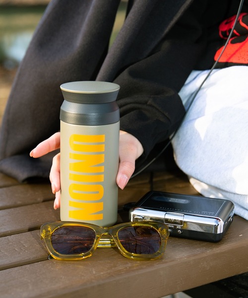 KINTO（キントー）の「UNION TRAVEL TUMBLER by KINTO ユニオン タンブラー（グラス/マグカップ/タンブラー・メンズ・ブラック/オリーブ/ブラック×ブルー/オフホワイト/ターコイズブルー/ブラック×イエロー/シルバー・FREE）」の6枚目の写真