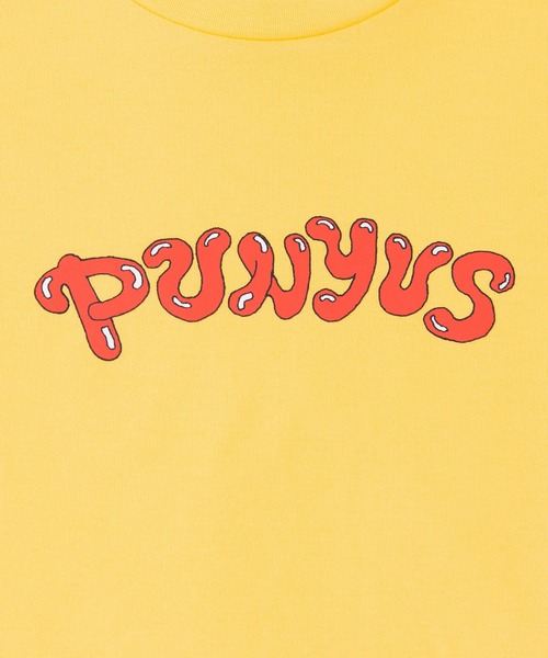 PUNYUS（プニュズ）の「PUNYUSロゴＴシャツ（Tシャツ/カットソー・レディース・ブラック/イエロー/ライム/サックスブルー/ホワイト・2/3/4/1）」の10枚目の写真