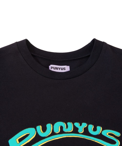 PUNYUS（プニュズ）の「PUNYUSロゴＴシャツ（Tシャツ/カットソー・レディース・ブラック/イエロー/ライム/サックスブルー/ホワイト・2/3/4/1）」の12枚目の写真