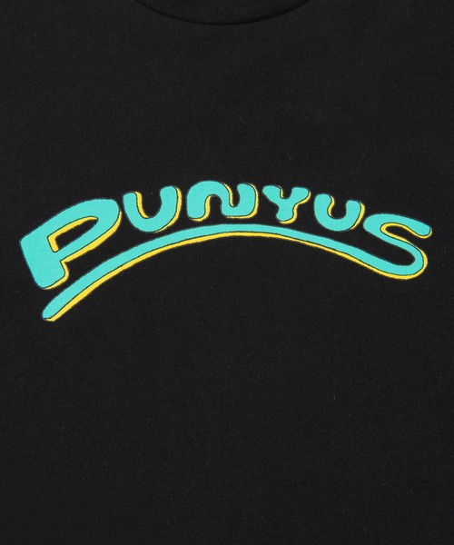 PUNYUS（プニュズ）の「PUNYUSロゴＴシャツ（Tシャツ/カットソー・レディース・ブラック/イエロー/ライム/サックスブルー/ホワイト・2/3/4/1）」の7枚目の写真