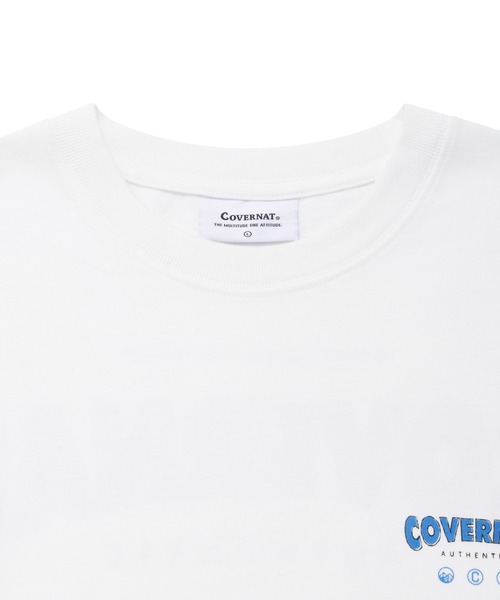 COVERNAT(カバーナット)の「【COVERNAT】DRAWING LAYOUT LOGO S/S TEE / カバーナット ドローイング レイアウト ロゴ Tシャツ(Tシャツ/カットソー・メンズ・チャコールグレー/ホワイト/ブラック/ネイビー・LARGE/MEDIUM/SMALL/X-LARGE)」の13枚目の写真