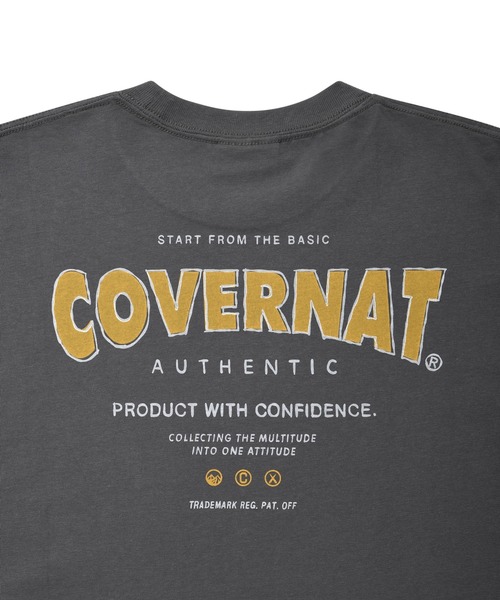 COVERNAT(カバーナット)の「【COVERNAT】DRAWING LAYOUT LOGO S/S TEE / カバーナット ドローイング レイアウト ロゴ Tシャツ(Tシャツ/カットソー・メンズ・チャコールグレー/ホワイト/ブラック/ネイビー・LARGE/MEDIUM/SMALL/X-LARGE)」の22枚目の写真