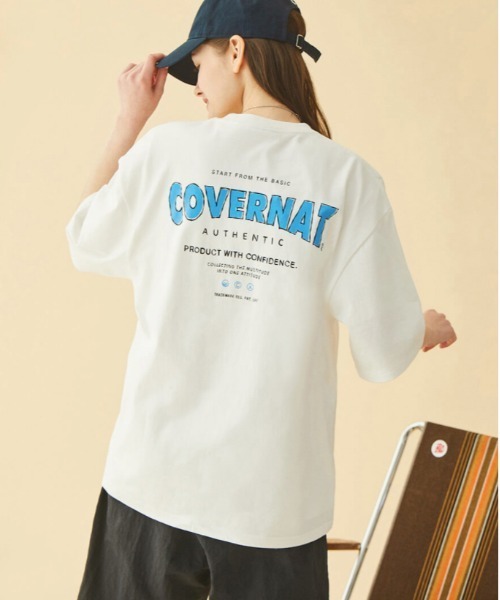 COVERNAT(カバーナット)の「【COVERNAT】DRAWING LAYOUT LOGO S/S TEE / カバーナット ドローイング レイアウト ロゴ Tシャツ(Tシャツ/カットソー・メンズ・チャコールグレー/ホワイト/ブラック/ネイビー・LARGE/MEDIUM/SMALL/X-LARGE)」の10枚目の写真