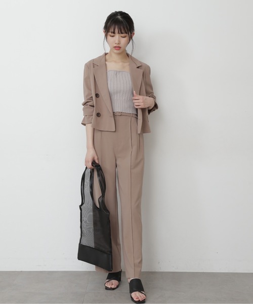 FREE'S MART（フリーズマート）の「◆ワイドリブニットビスチェ（ニット/セーター・レディース・ブラック/パープル/グレー・FREE）」の10枚目の写真