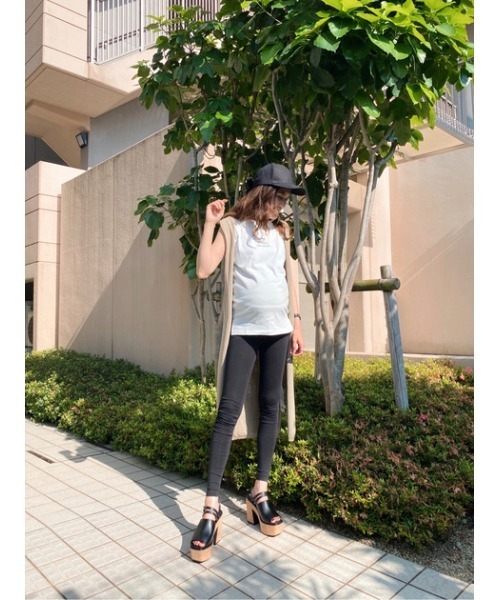 AZUL by moussy（アズールバイマウジー）の「LIKE LINEN BACK RIBBON CAP/ライクリネンバックリボンキャップ（キャップ・レディース・アイボリー/ベージュ/ブラック・FREE）」の21枚目の写真