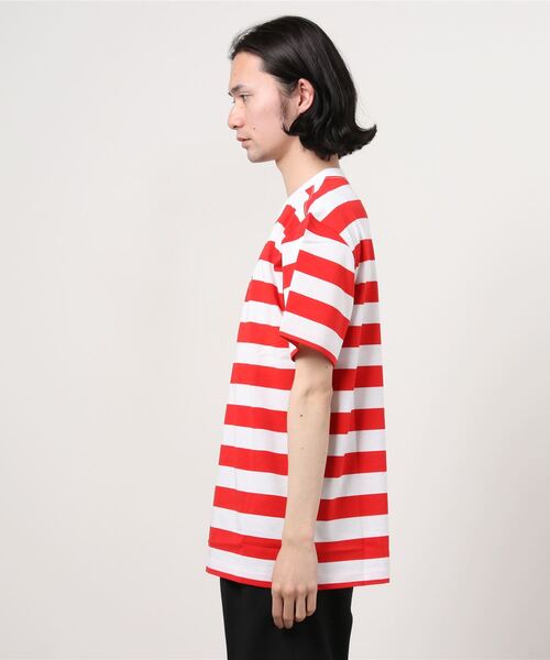 ODD FUTURE(オッドフューチャー)の「OF STRIPE S/S T-SHIRT(Tシャツ/カットソー・メンズ・パープル/レッド・S/M/L/XL)」の4枚目の写真