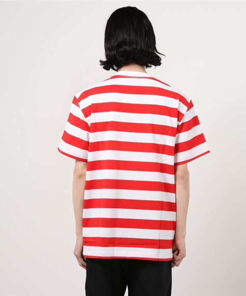 ODD FUTURE(オッドフューチャー)の「OF STRIPE S/S T-SHIRT(Tシャツ/カットソー・メンズ・パープル/レッド・S/M/L/XL)」の3枚目の写真
