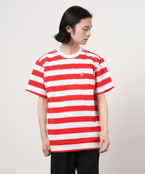 ODD FUTURE(オッドフューチャー)の「OF STRIPE S/S T-SHIRT(Tシャツ/カットソー・メンズ・パープル/レッド・S/M/L/XL)」の5枚目の写真