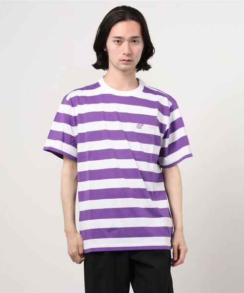ODD FUTURE(オッドフューチャー)の「OF STRIPE S/S T-SHIRT(Tシャツ/カットソー・メンズ・パープル/レッド・S/M/L/XL)」の6枚目の写真