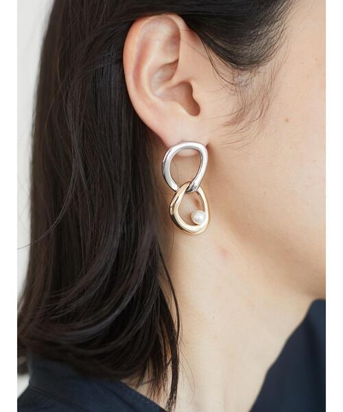 CRAFT STANDARD BOUTIQUE（クラフトスタンダードブティック）の「パールトップアシメリングピアス　＊（ピアス（両耳用）・レディース・その他・FREE）」の6枚目の写真